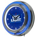Trademark Global 14 in. Bud Light Neon Wall Clock AB1400-BL-16